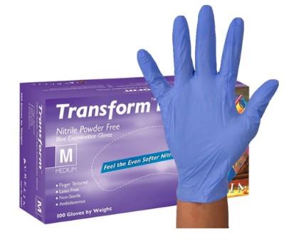 Aurelia gloves aurelia transform 100 nitrile powder-free blue s-0