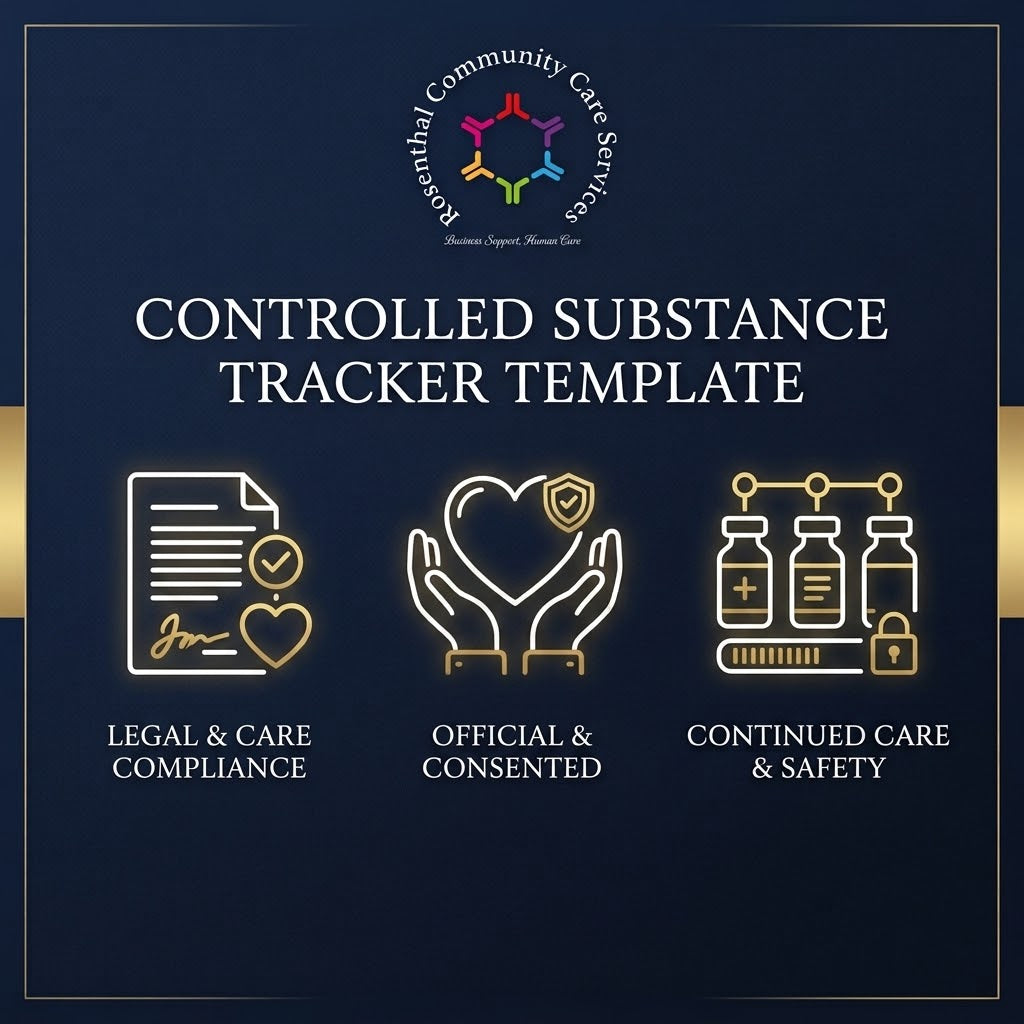 Controlled Substance Tracker Rosenthal Community Care Services LLC