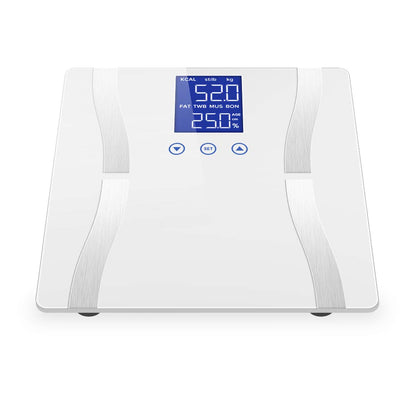SOGA Glass LCD Digital Body Fat Scale Electronic Weighing Scales White-2