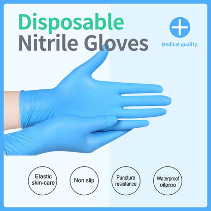 Nitrile Disposable Gloves – Blue | Powder-Free Medical Grade 1000 Pcs-2