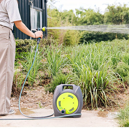 NNETM Garden Hose Reel Trolley with Hose-1