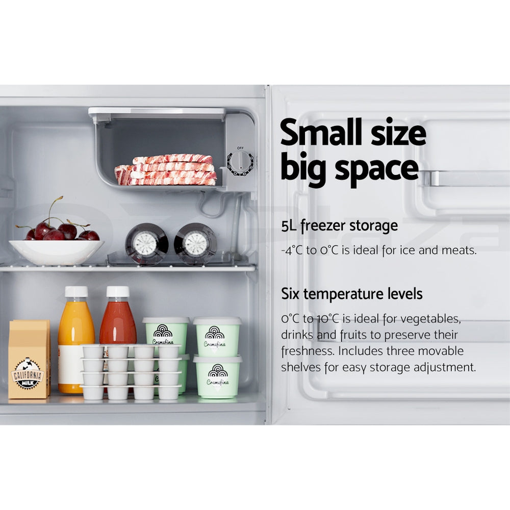 Devanti 48L Bar Fridge White DropshipZone