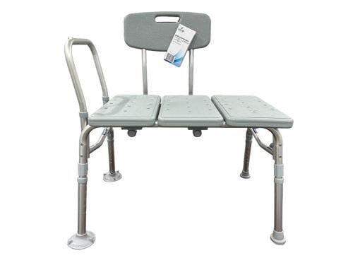 Bathroom Perfect Transfer Bench w/Back  Blue Jay  Each Rosenthal Community Care Services