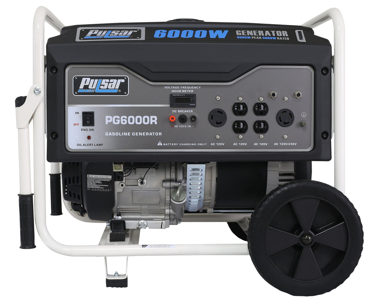 Pulsar  6000W Gas Powered Portable Generator (CARB), 5000 Running Watts-2