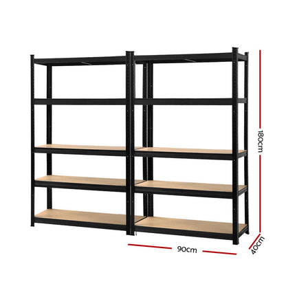 NNEDSZ  2X1.8M Shelving Garage Storage Racking Steel Metal Shelves-1