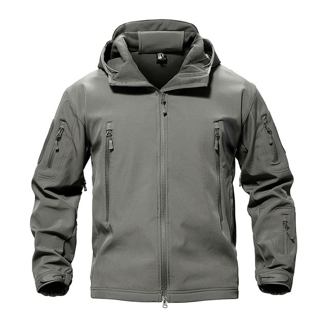 Army Camouflage Airsoft Jacket Men Military Tactical Jacket Winter Waterproof Softshell Jacket Windbreaker Hunt Clothes Vimost Shop