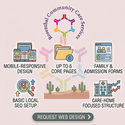 Custom Website Design Rosenthal Community Care Services LLC