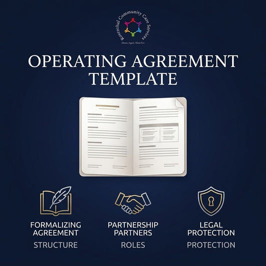 Operating Agreement Template Rosenthal Community Care Services