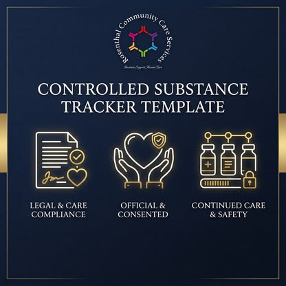 Controlled Substance Tracker Rosenthal Community Care Services LLC