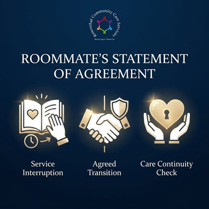 Roommate’s Statement of Agreement Rosenthal Community Care Services