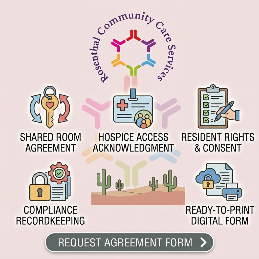 Roommate’s Statement of Agreement Rosenthal Community Care Services